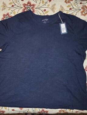 NWT Universal Thread navy plus size women's cotton shirt size 3X
